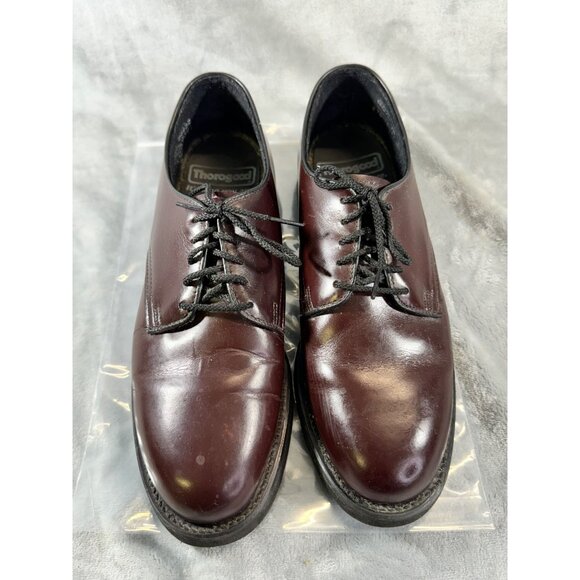 thorogood mens shoes size 7W vibram brown leather shoes - Picture 13 of 16